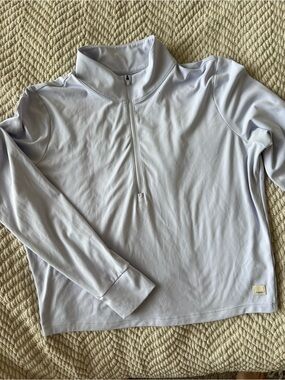 Vuori Women's Pale Lavender Quarter-Zip Pullover